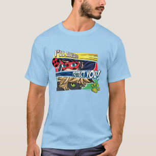 Ladybug & Cat Noir schützen Sie immer T-Shirt