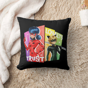 Ladybug & Cat Noir   Vertrauen und Loyalität Kissen