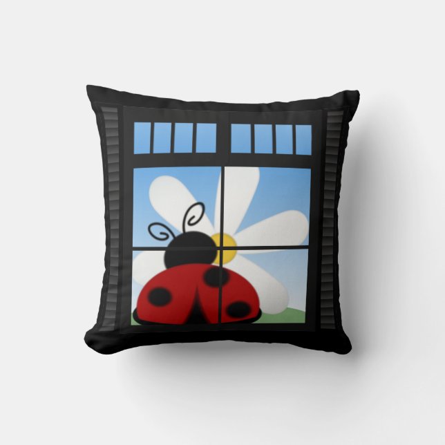 Ladybug Coussin américain MoJo (Recto)