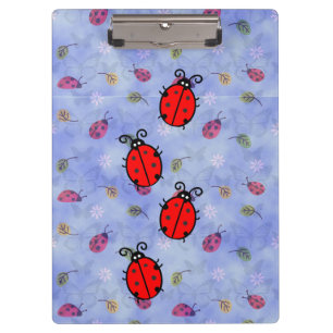 Ladybug dot beetle Office Custom Destiny Destiny's Klemmbrett