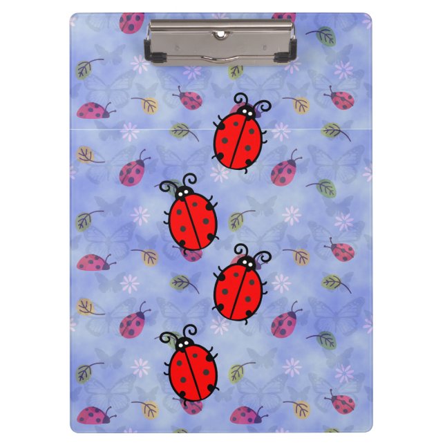 Ladybug dot beetle Office Custom Destiny Destiny's Klemmbrett (Vorderseite)