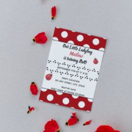 Ladybug Einladung