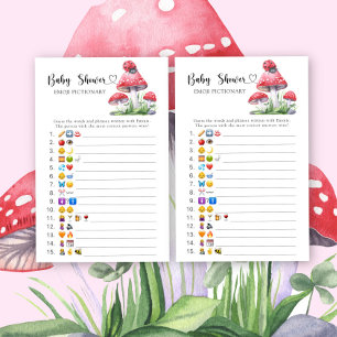 Ladybug - Emoji-Piktogramm-Babydusche