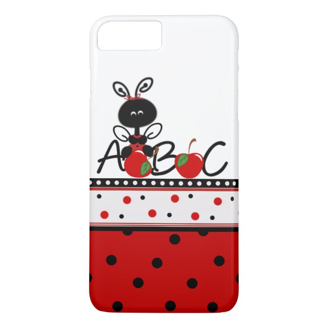 Ladybug et Pois iPhone 7 Plus coque (Dos)