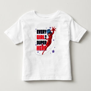 Ladybug Every Girl ist ein Super-Held Kleinkind T-shirt