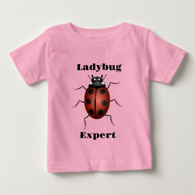 Ladybug Expert Baby T-shirt (Vorderseite)