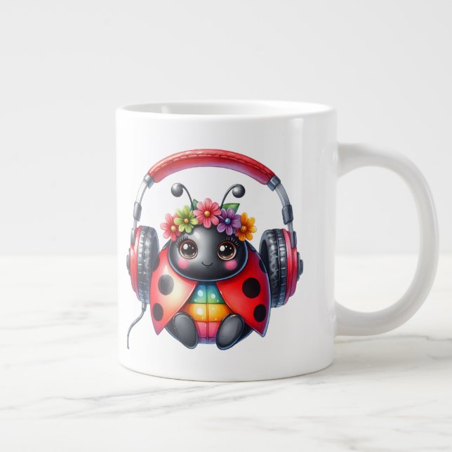 Ladybug - Extra große Tasse (Rechts)