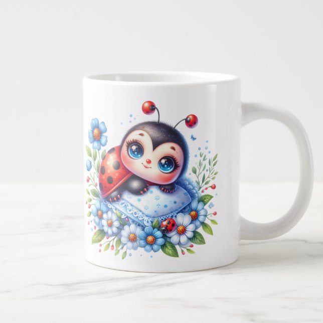 Ladybug - Extra große Tasse (Rechts)