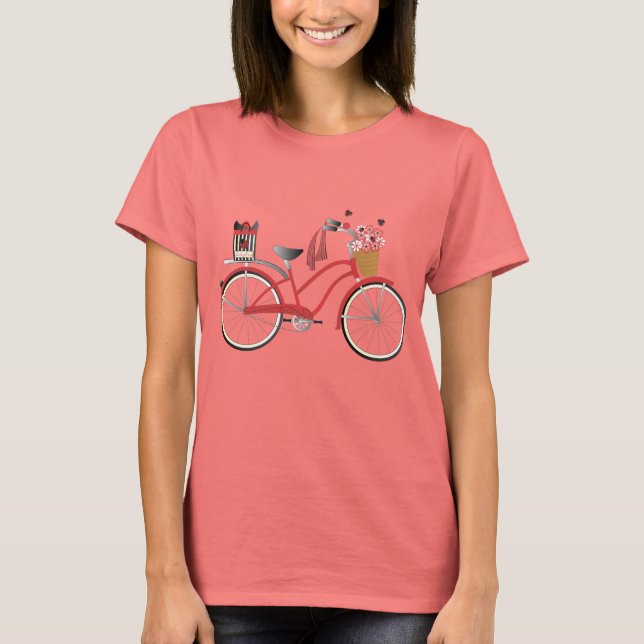 Ladybug Fahrrad T-Shirt (Vorderseite)