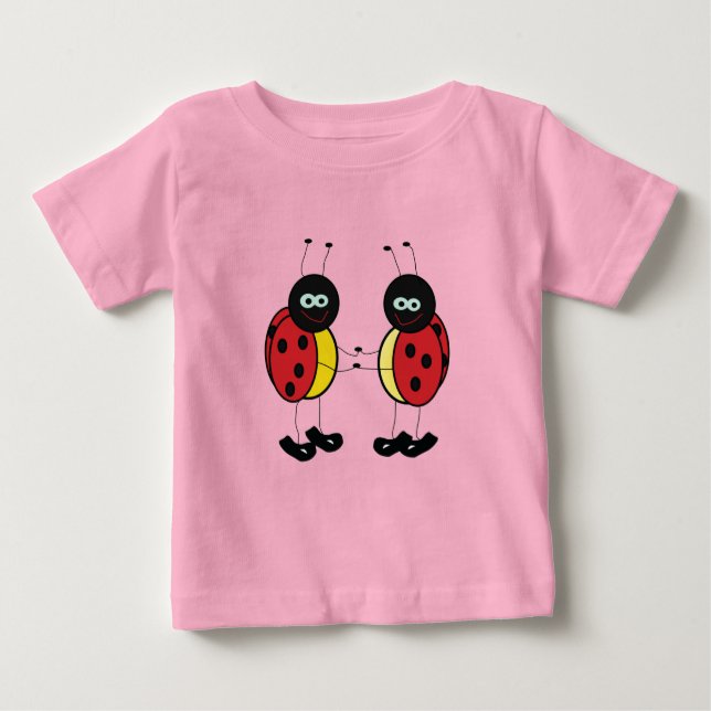 Ladybug Friends Baby T-Shirt (Vorderseite)
