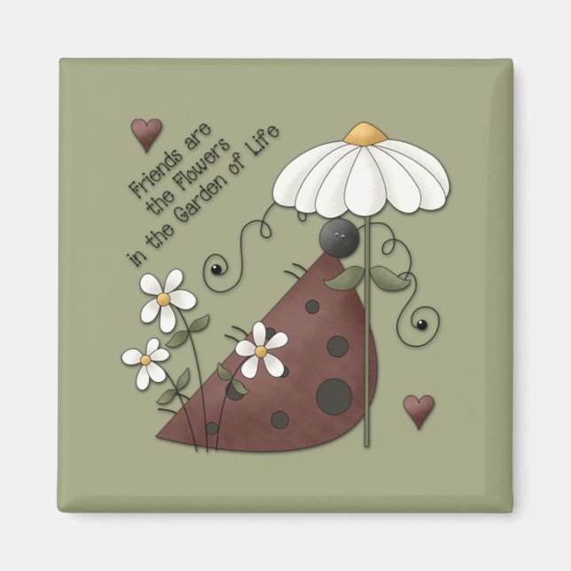 Ladybug Friends Magnet (Devant)