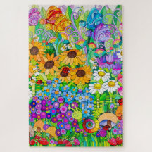 Ladybug Garden Puzzle