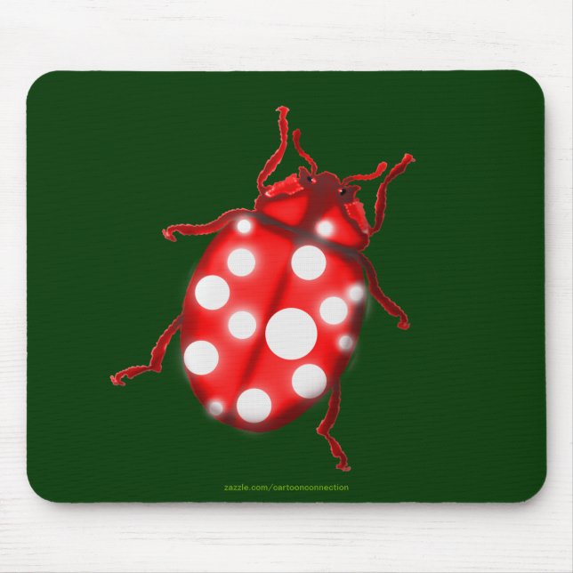 LadyBug Geschenke für Gärtner Mousepad (Vorne)