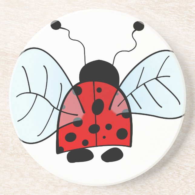 Ladybug Getränkeuntersetzer (Vorne)