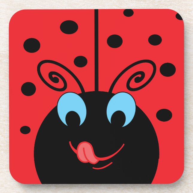 Ladybug Getränkeuntersetzer (Vorderseite)