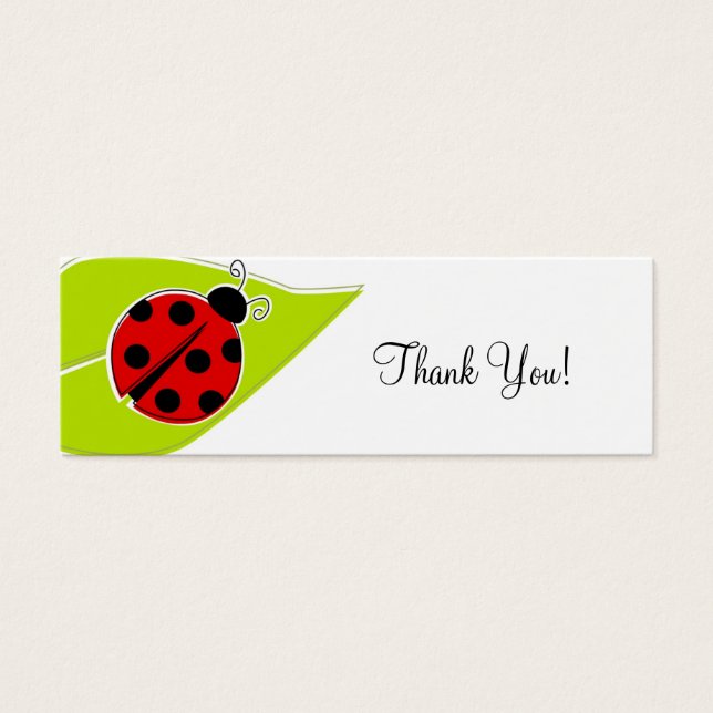 Ladybug Gift Tags (Vorderseite)