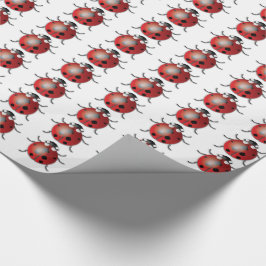 Ladybug - Glossy Wrapping Paper, 30" x 15' Geschenkpapier