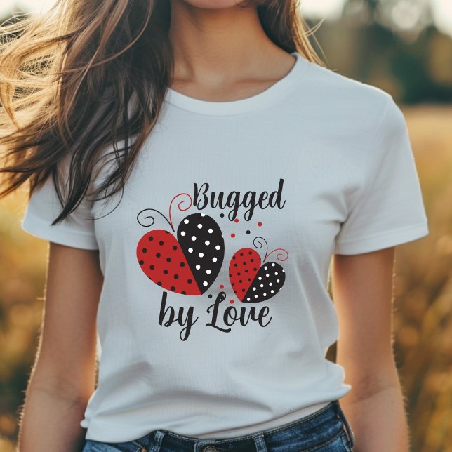 Ladybug Heart niedlich T - Shirt (Von Creator hochgeladen)