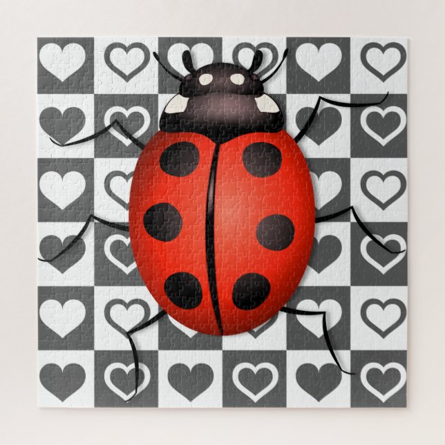 Ladybug & Hearts - Niedlich (Vertikal)
