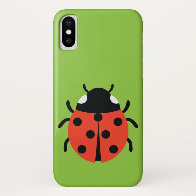 Ladybug Illustration Case-Mate iPhone Hülle (Rückseite)