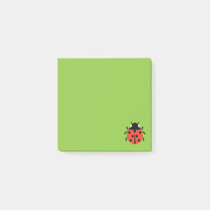 Ladybug Illustration Post-it Klebezettel
