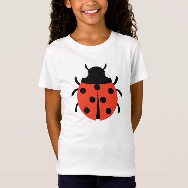 Ladybug Illustration T-Shirt (Vorderseite)