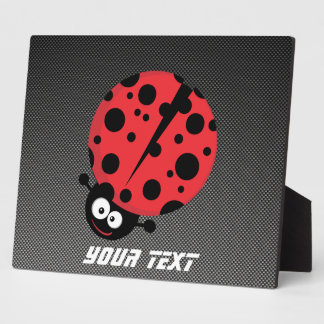 Ladybug; Imitate Kohlenstofffaser Fotoplatte