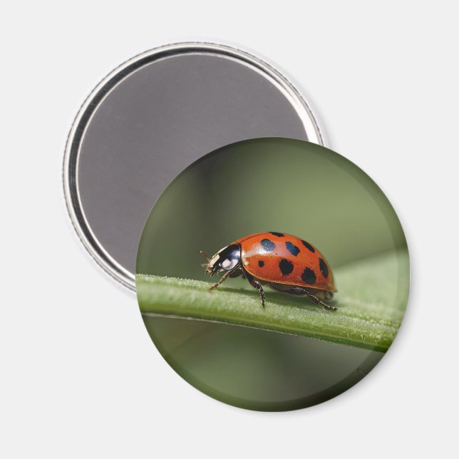 Ladybug Insect Magnet (Vorderseite/Rückseite)