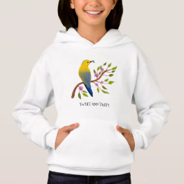 Ladybug-Insekt leckerer, farbiger Vogel mädchenhaf Hoodie
