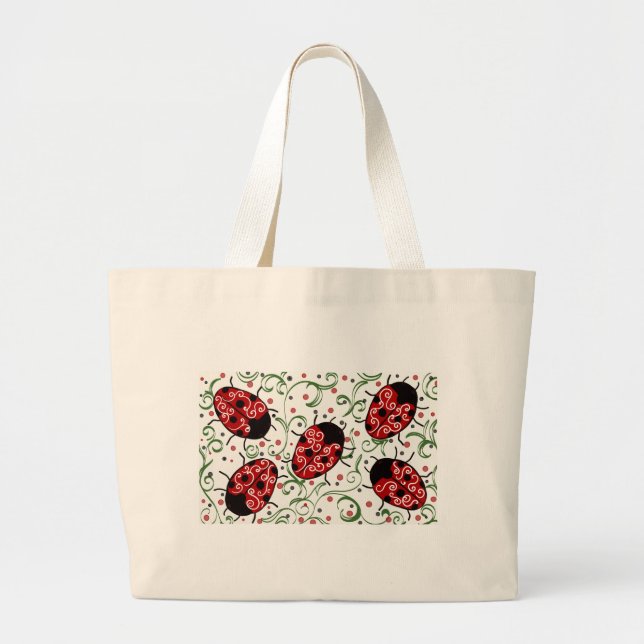 Ladybug Jumbo Stoffbeutel (Vorne)