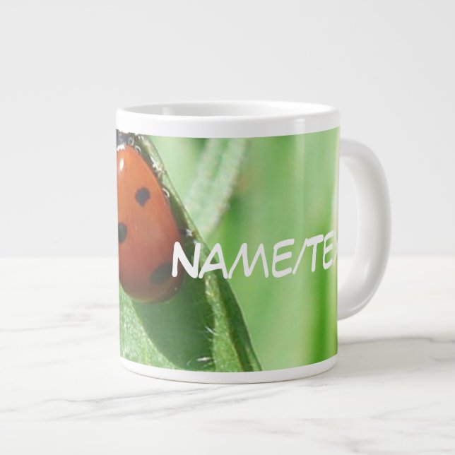 Ladybug Jumbo-Tasse (Vorderseite Rechts)