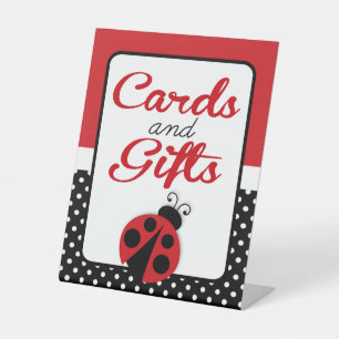 Ladybug Karten & Geschenke Geburtstag oder Babydus Sockelschild