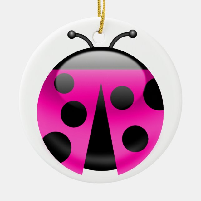 LadyBug Keramikornament (Vorne)