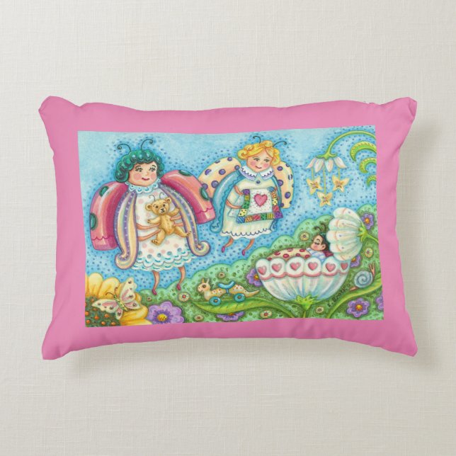Ladybug Kinderzimmer ACCENT PILLOW Border Dekokissen (Vorderseite)