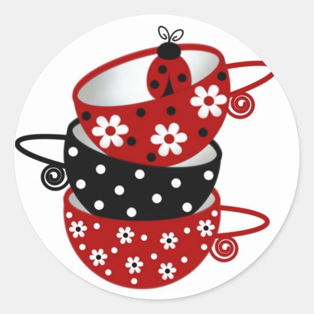 Ladybug Kitchen Sticker - SRF (Vorderseite)