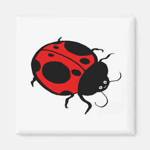 Ladybug lächelnd - magnet