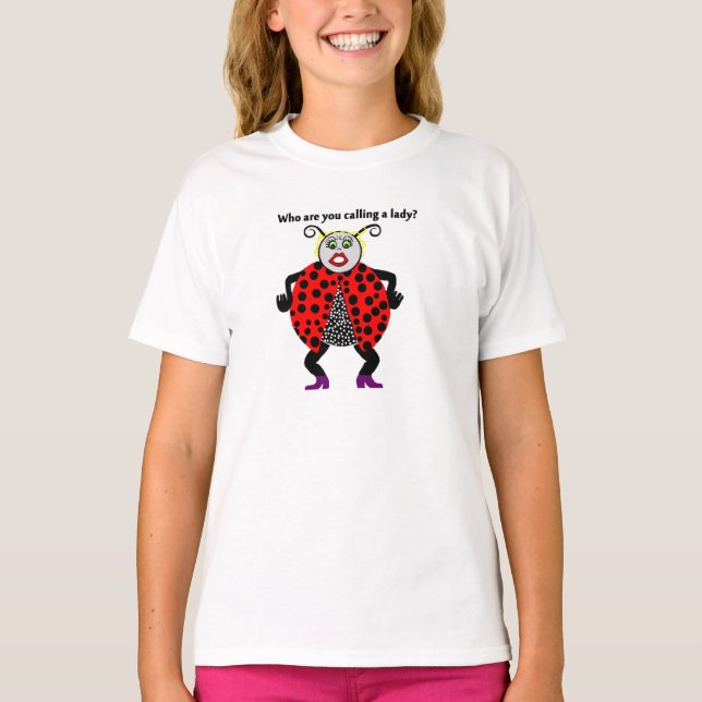 Ladybug Lady Bug Funny T-Shirt (Vorderseite)
