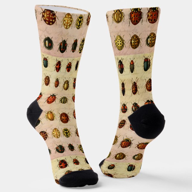 Ladybug Ladybird Beetle Insect Bug Socken (Gewinkelt)