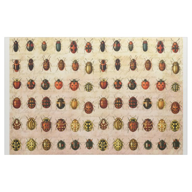 Ladybug Ladybird Beetle Insect Bug Stoff (Yard (91,4 cm))