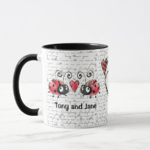 Ladybug Ladybird Design Tasse