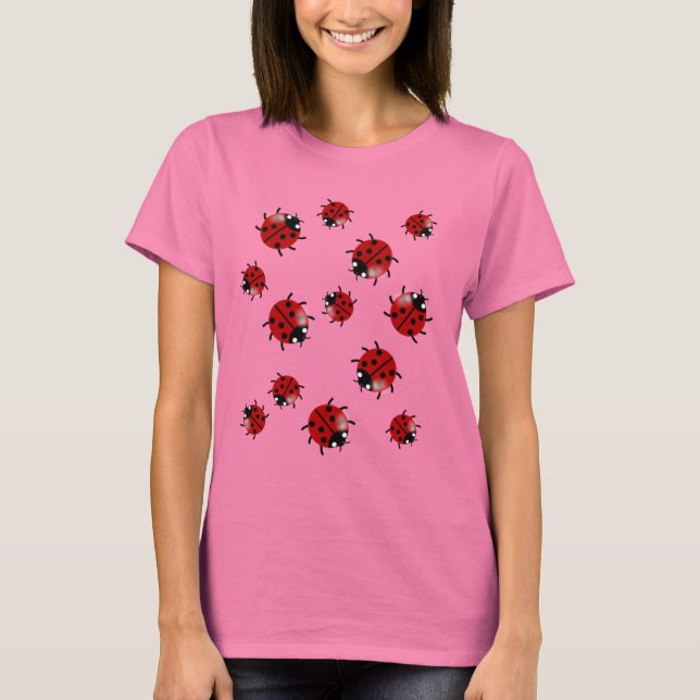 Ladybug Ladybird-Kaskade T-Shirt (Vorderseite)