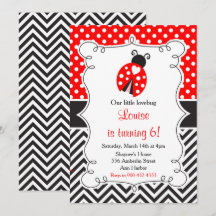 Ladybug Ladybird Red Birthday Party