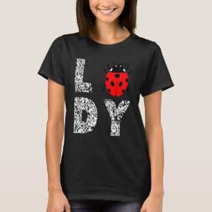 Ladybug Ladybug Insekt Lady Leopard Niedlich Ladyb T-Shirt