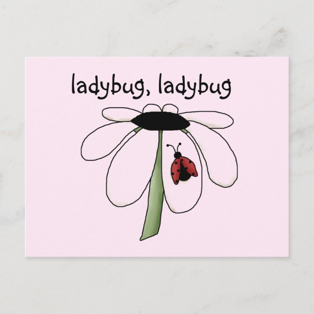 Ladybug Ladybug Tshirts und Geschenke Postkarte (Vorderseite)