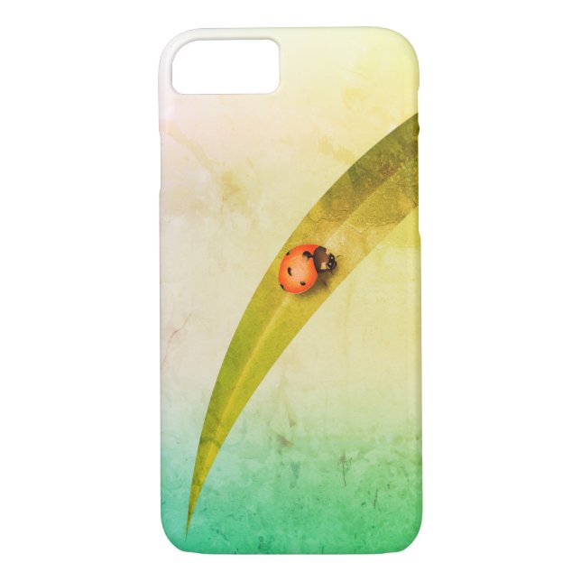 Ladybug Leaf iPhone / coque ipad (Dos)