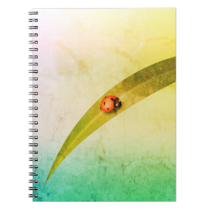 Ladybug Leaf Notizblock