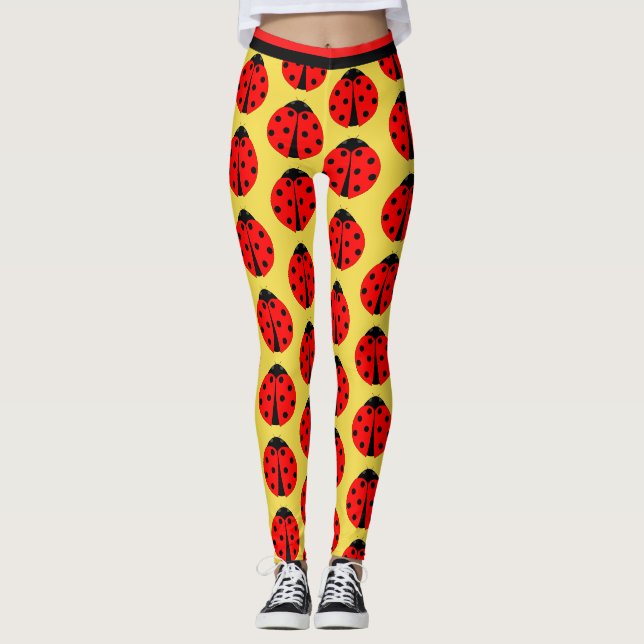 Ladybug Leggings-Übungen Yoga Pants Leggings (Vorderseite)