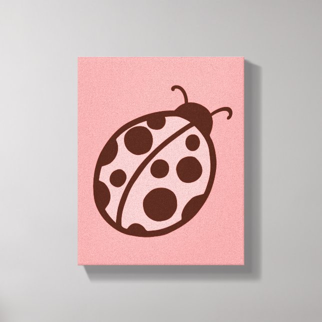 Ladybug Leinwand Print (Vorderseite)