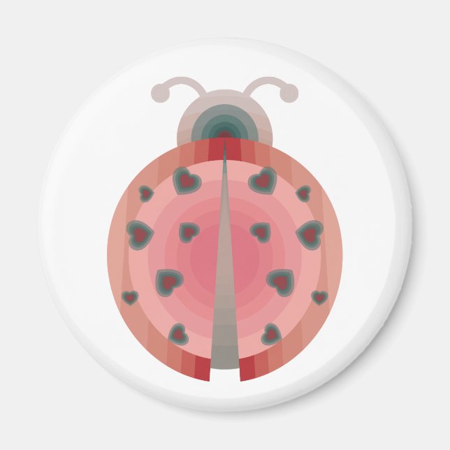 ladybug-Liebe Magnet (Vorne)