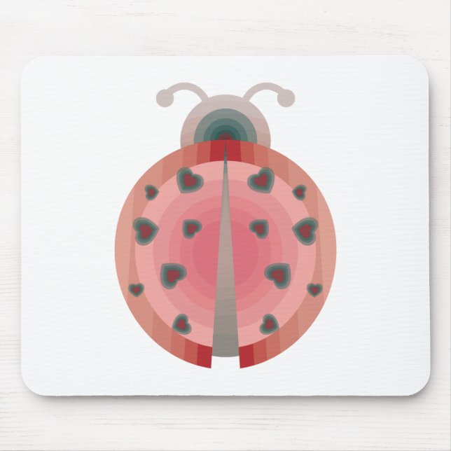 ladybug-Liebe Mousepad (Vorne)